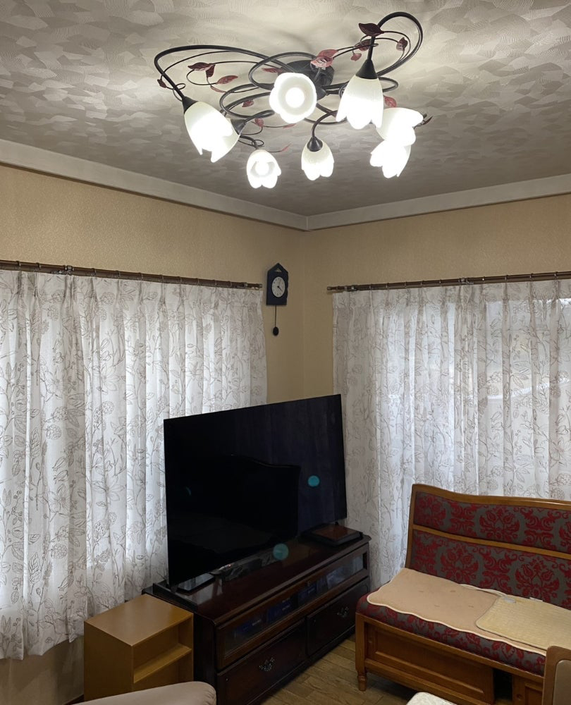 クラシックな照明
素敵なレース